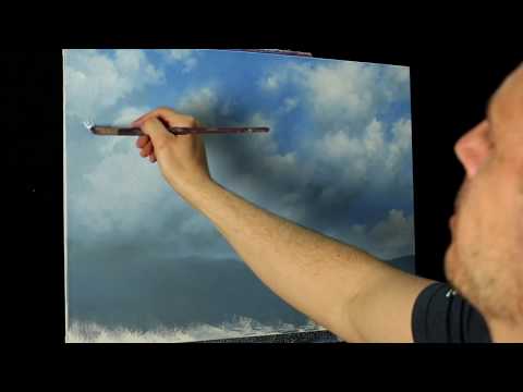 PART 2 - FREE Oil Painting Lesson - Clouds and Hills with Tim Gagnon