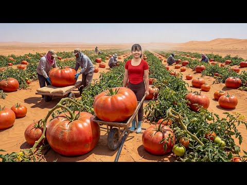 TIMELAPSE -- Highland Tomato Harvest Goes To Market Sell – A Day in Peaceful Farm Life