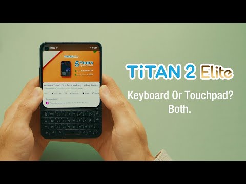 Titan 2 Elite Third Teaser Shows Touch-Sensitive Keyboard! QWERTY Phone War Continues