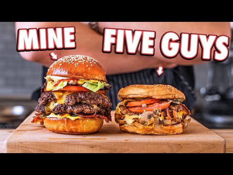 Making Five Guys Cheeseburger At Home | But Better