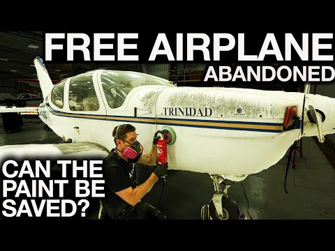 ABANDONED Free Airplane Detail: Can The Grimy Paint Be Saved?