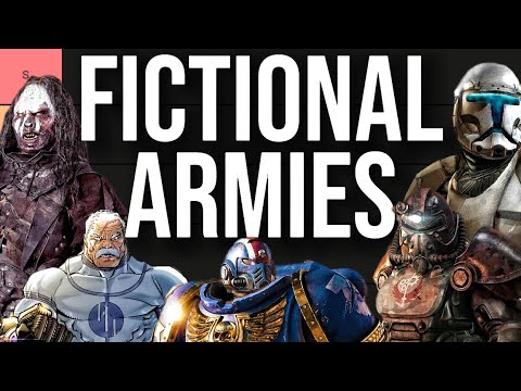 What is The Most POWERFUL Army in Fiction? (Tier List)