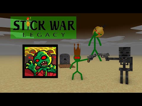 HEROBRINE BODY BUILDER + ZOMBIE STICK WAR LEGACY CHALLENGE - MINECRAFT