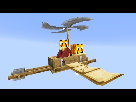 So baut man verrückte FLUGZEUGE in Minecraft...