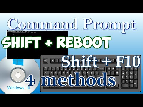 Four ways to To Boot Into Command Prompt before entering Windows if you Forgot your Password