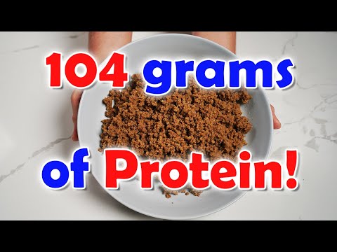 High Protein Vegan Ground: 104 Grams of Protein!