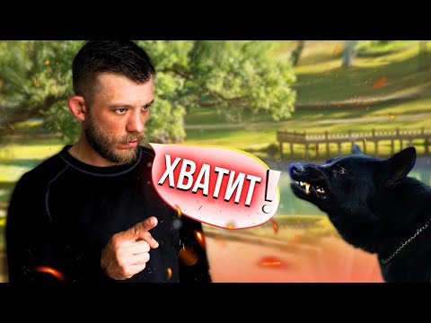 ТРУСЛИВО-АГРЕССИВНАЯ ОВЧАРКА/СТРАХ И НЕНАВИСТЬ В ПАРКЕ