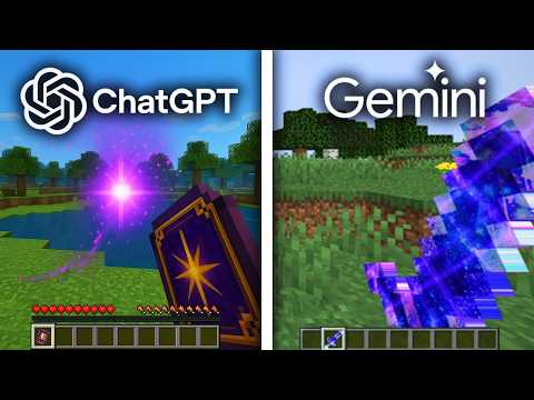 ChatGPT vs Gemini Make a Minecraft Add-On From Scratch