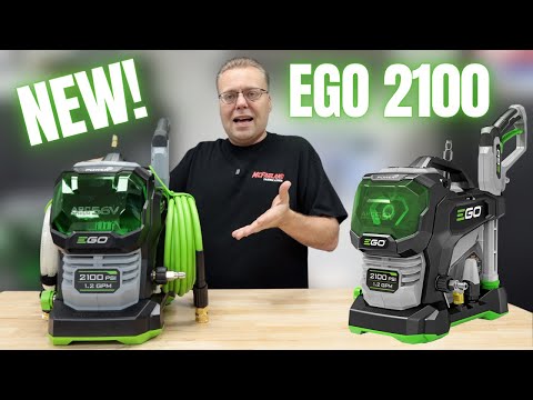 NEW EGO 2100 Battery Powered Pressure Washer | Review & Testing