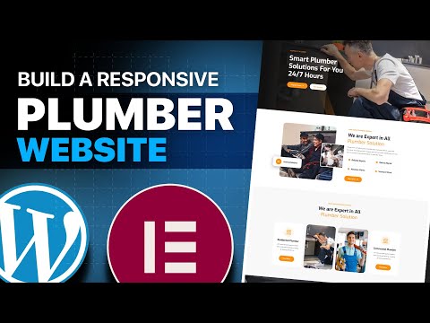 How to create a PLUMBER COMPANY/PLUMBING BUSINESS WEBSITE in WordPress + Elementor | Full Tutorial😍