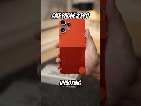 "Unboxing time! ✨ Let's see what's inside 📱 #CMFPhone2Pro #Nothing #Tech #TechReview