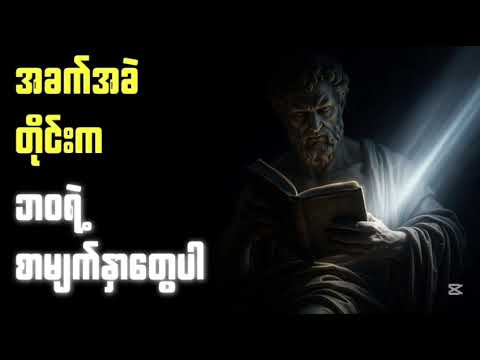 လူတွေမမှတ်မိအောင်တိုးတက်ချင်ရင် ဒီအသံစာအုပ်ကိုနားထောင်ပါ /အခက်အခဲတိုင်းက ဘ၀ရဲ့စာမျက်နှာတွေပါ - သီဟန်