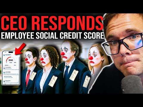 CEO RESPONDS TO MY "EMPLOYEE SOCIAL CREDIT SCORE" VIDEO