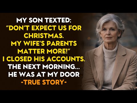 HER STORY FROM CHICAGO👵💔My Son Texted “Don’t Expect Us For Christmas. My Wife’s Parents Matter More”