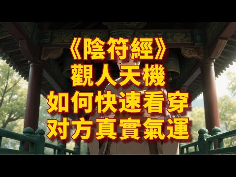 《陰符經》中的觀人天機：普通人如何快速看穿一個人的真實氣運？#正能量 #為人處世 #成長 #心靈雞湯 #人生智慧 #人生感悟 #傳統文化#國學 #智慧