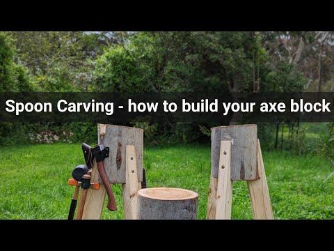 Spoon Carving - building a carving axe block - thoughts, mistakes, and improvements