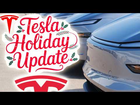 Tesla's Holiday Update Is HERE | NEW Features For All Teslas