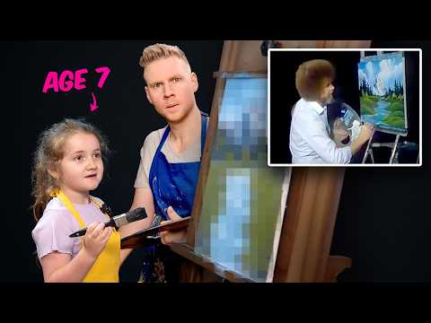 Can my KIDS paint with Bob Ross?