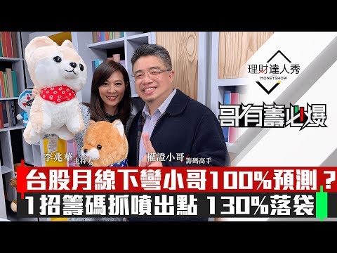 【哥有籌必爆】第2集!|3天跌千點能早知道?1招100%預測均線方向!抓到噴出點賺130% 多空都能作|李兆華、權證小哥《理財達人秀》2020.02.05