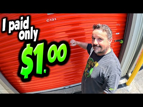 This storage unit cost exactly ONE DOLLAR - Here's the reality of this business...