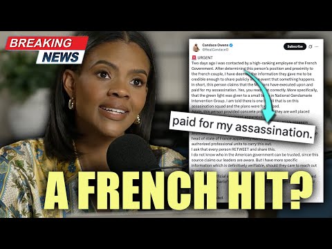 BREAKING NEWS: Candace Owens CLAIMS French President Put A HIT On Her & Charlie Kirk Show Responds