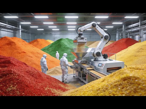 Inside the Specialty Milling Factory – How Raw Grains Become Elite Flours | Full Process