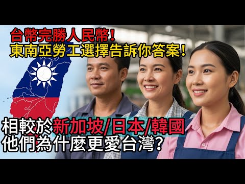 台幣完勝人民幣！東南亞勞工選擇告訴你答案！東南亞勞工用腳投票：他們為什麼更愛台灣？