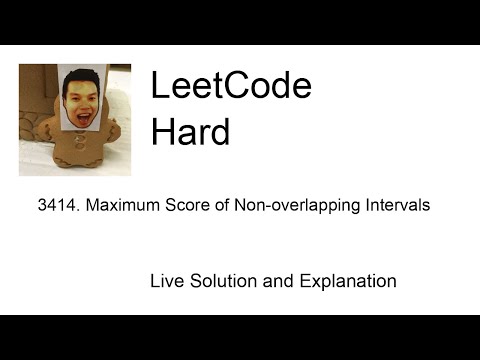 3414. Maximum Score of Non-overlapping Intervals (Leetcode Hard)