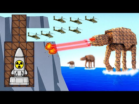 Apache NUKE SILO DEFENSE vs Assault Walkers in Forts