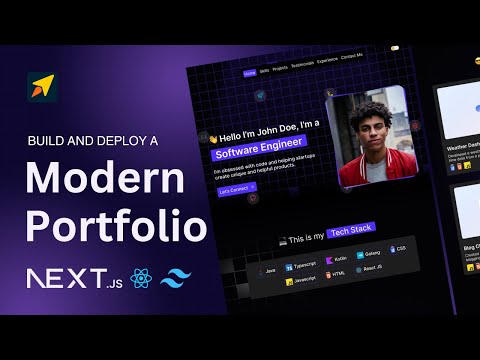 Complete Animated React Developer Portfolio | Beginner Tutorial | NextJS, Tailwind & Framer Motion