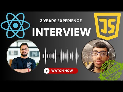 Live Interview | 3 Years Experience Frontend Developer | React + NextJS