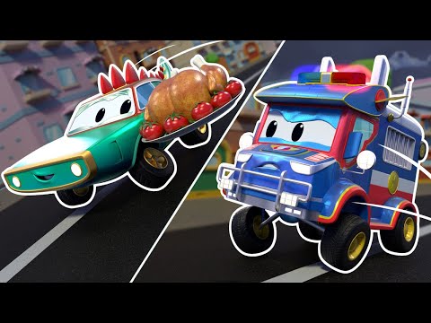 感恩节特辑 ：帮助警车阻止小偷鳄鱼卡车 ！| 应急救援