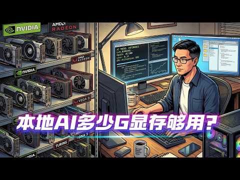 本地跑AI大模型,ComfyUI画图,视频,显存多少够用?16G,24G,32G,48G体验区别。3090和7900XTX舒适体验入场卷,3080 20G,4090 48G魔改卡有什么意义?