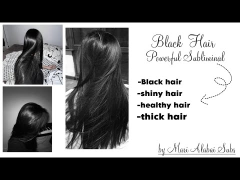 || 𝘽𝙇𝘼𝘾𝙆 𝙃𝘼𝙄𝙍 || Саблиминал на черные волосы - Subliminal By @SofiaSubsOfficial