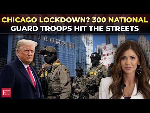 Trump declares war on crime in Chicago, 300 National Guard on the ground | US immigration crackdown