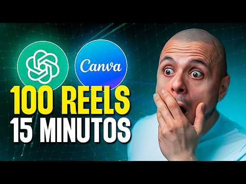 Crea 100 Reels/TikTok En 15 Minutos con ChatGPT+Canva (vídeos para Instagram, TikTok y Shorts)