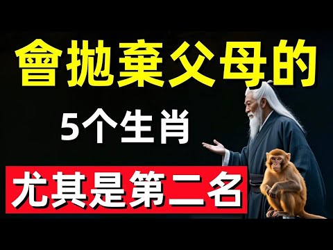 命中無孝！這5個生肖天生薄情寡義，別太指望！#修行思維 #修行 #福報 #禪 #道德經 #覺醒 #開悟 #禅修