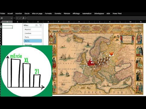 Excel aide le Père Noel pour son parcours !