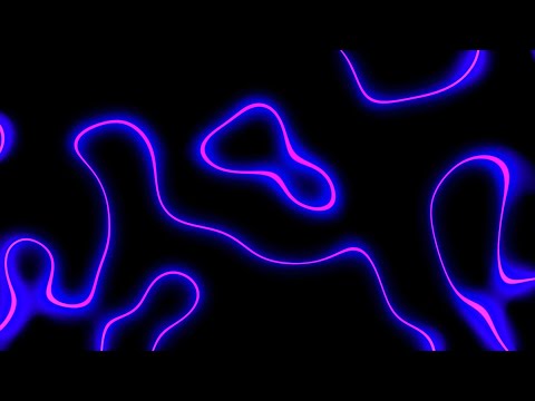 🎬 4K Screensaver – Fluorescent Pink and Blue Neon Lines in Motion (No Audio)