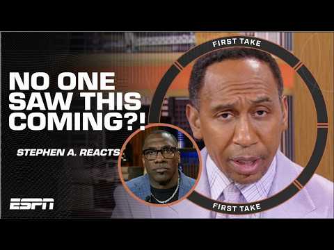 Stephen A. & Shannon Sharpe are SHOCKED & BAFFLED by the Luka Doncic-AD trade! | First Take