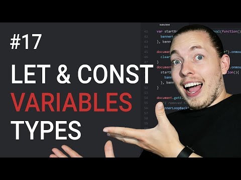 17: Let and Const Variables | JavaScript Block Scope and Function Scope | JavaScript Tutorial