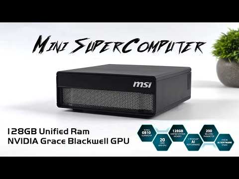 Ultra-Tiny Supercomputer Fits In A Backpack! MSI Expert Edge (NVIDIA DGX Spark)