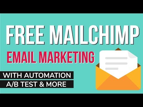 MailChimp FREE Email Marketing Tutorial with Automation, A/B Test, eCommerce Features etc