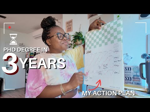 How I'm Completing My PhD Degree in 3 Years | Sharing My Crazy Plan of Action