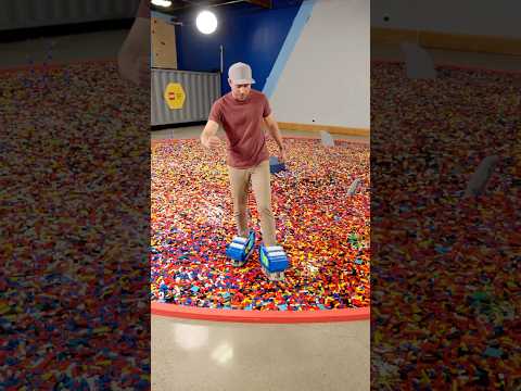 Mark Rober vs LEGO Floor #LEGOWorldPlayDay