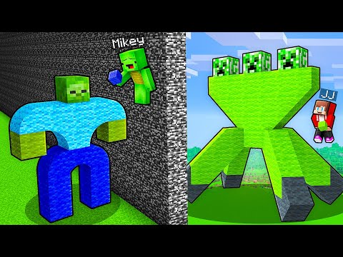 JJ and Mikey: CURSED MOB BATTLE in Minecraft - Maizen