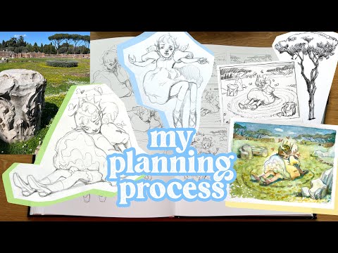 Plan your illustration like a PRO! βοΈ A deep-dive into my creative process β¨