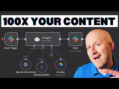 AI Agent Powered Content MACHINE! (n8n, Slack, Airtable)