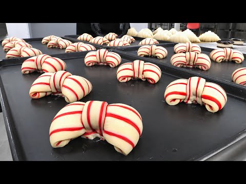 Delicious Croissant Transformations Relaxing Bakery Video Compilation! / korean street food