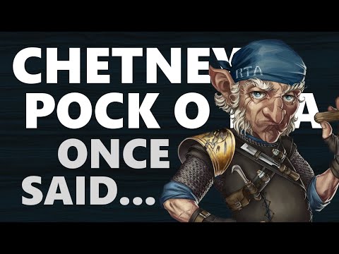 CHETNEY POCK O'PEA ONCE SAID...